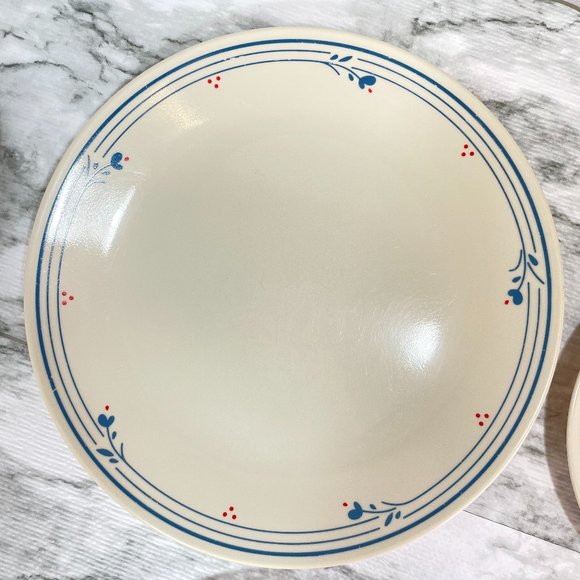 Vintage Corelle Country Violets Dinnerware Set of 6. 2 Dinner, 2 Lunch, 2 bread - Picture 6 of 14